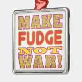 Machen Sie Fudge Silbernes Ornament (Links)