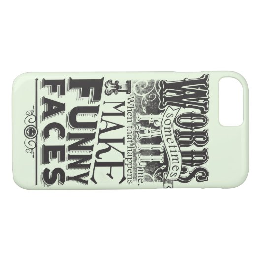 Machen Sie Gesichter Case-Mate iPhone Hülle (Rückseite (Horizontal))