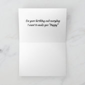 MACHEN SIE "GLÜCKLICH" FÜR IHREN GEBURTSTAG KARTE (Innenseite)