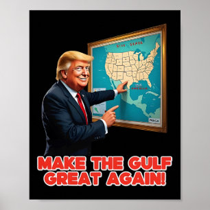 Machen Sie Golf wieder großartig Trump willkommen  Poster