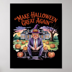 Machen Sie Halloween wieder großartig Donald Trump Poster