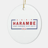Machen Sie Harambe lebendig wieder Keramik Ornament (Links)