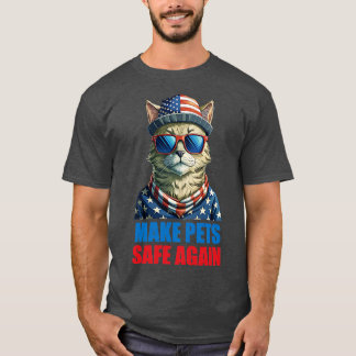 machen Sie Haustiere wieder sicher lustige Wahl 1 T-Shirt
