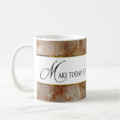 Machen Sie heute besser als gestern Tasse - MARBLE (Links)