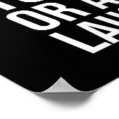 Machen Sie heute etwas für Ihr zukünftiges Selbst  Poster (Ecke)