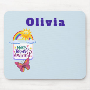 Machen Sie heute fantastisch - Ihren Tag bunt zu Mousepad