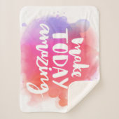 Machen Sie heute fantastisch Sherpadecke (Vorderseite)