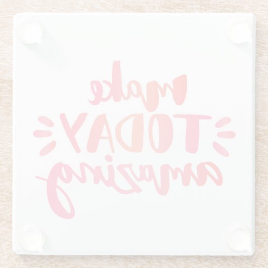 Machen Sie heute fantastische 2 Glasuntersetzer (Rückseite)