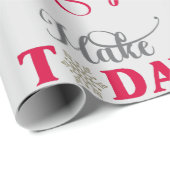 Machen Sie heute lächerlich froh Geschenkpapier (Rolleneckpunkt)