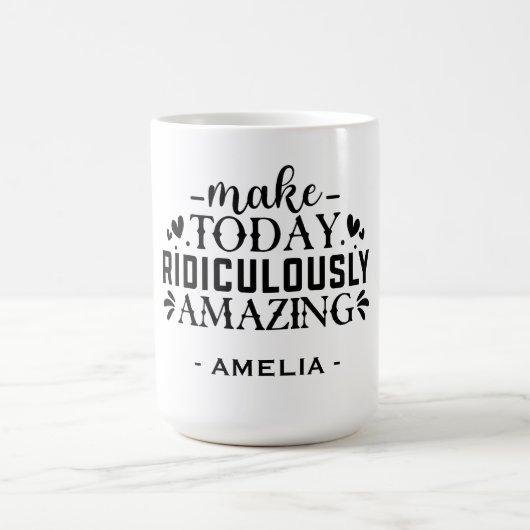Machen Sie heute lächerlich Phantastischen Individ Kaffeetasse (Mittel)