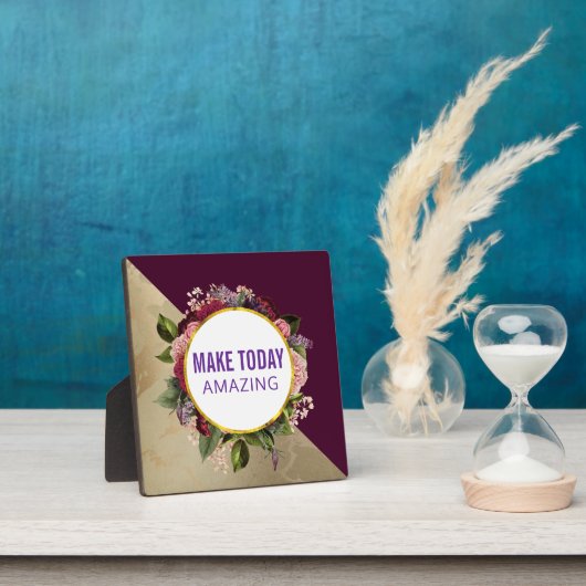 Machen Sie heute Phantastische Blumenrahmen Inspir Fotoplatte (InSitu)