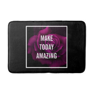 Machen Sie heute Phantastische Lila Rose Inspirati Badematte