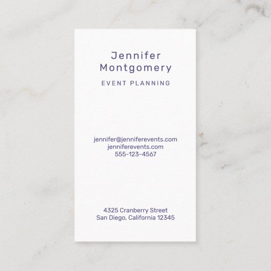 Machen Sie heute Phantastische Lila Rose Inspirati Visitenkarte (Rückseite)