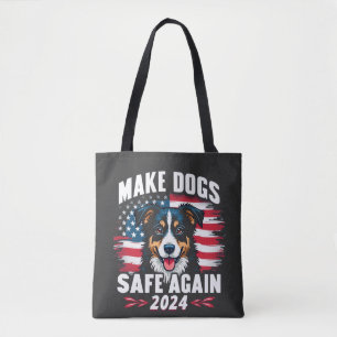Machen Sie Hunde wieder sicher Trump Vance Amerika Tasche