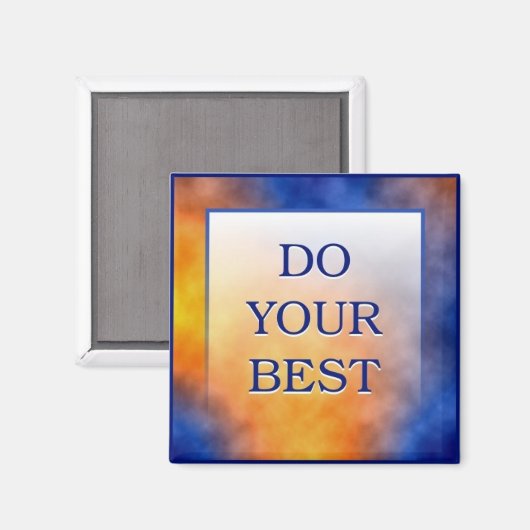 MACHEN SIE IHR BESTES MAGNET (Vorderseite/Rückseite)