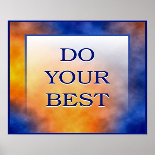 MACHEN SIE IHR BESTES POSTER (Vorne)