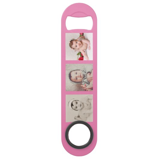 Machen Sie Ihr eigenes 6-Foto Personalisiert Speed Flaschenöffner (Vorderseite)