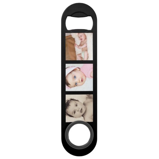 Machen Sie Ihr eigenes 6-Foto Personalisiert Speed Flaschenöffner (Rückseite)
