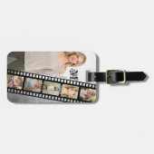 Machen Sie Ihr eigenes älteres Porträt Retro Gepäckanhänger (Vorderseite horizontal)