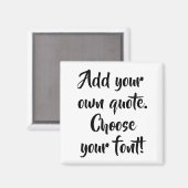 Machen Sie Ihr eigenes Angebot personalisiert. Magnet (Vorderseite/Rückseite)