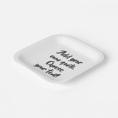 Machen Sie Ihr eigenes Angebot personalisiert. Pappteller (Gewinkelt)