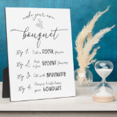 Machen Sie Ihr eigenes Bouquet-Bar Fotoplatte (Seite)