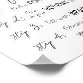 Machen Sie Ihr eigenes Bouquet-Bar Poster (Ecke)