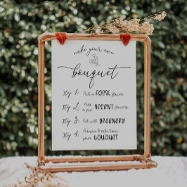 Machen Sie Ihr eigenes Bouquet-Bar Poster