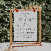 Machen Sie Ihr eigenes Bouquet-Bar Poster