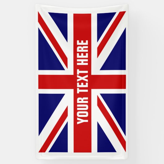 Machen Sie Ihr eigenes britisches Banner (Vertikal)