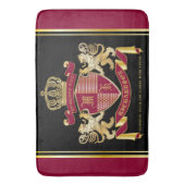 Machen Sie Ihr eigenes Coat aus dem Gold-Löwe-Embl Badematte (Vorderseite Vertikal)