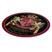 Machen Sie Ihr eigenes Coat aus dem Gold-Löwe-Embl Schneidebrett (Ecke)