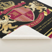 Machen Sie Ihr eigenes Coat aus dem Gold-Löwe-Embl Sherpadecke (3/4)