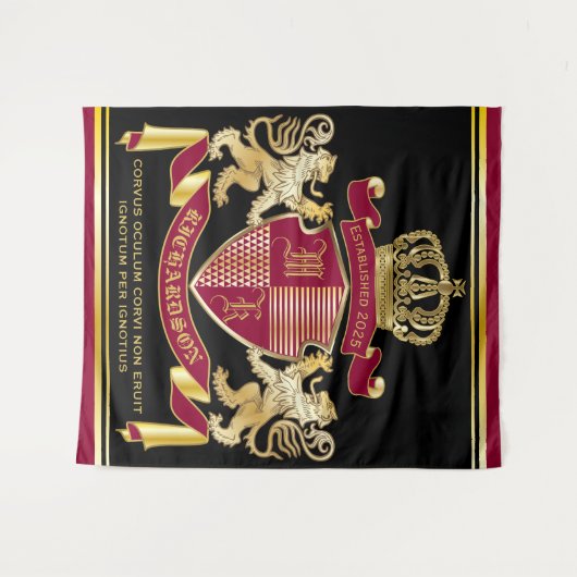 Machen Sie Ihr eigenes Coat aus dem Gold-Löwe-Embl Wandteppich (Vorderseite (Horizontal))