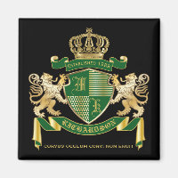 Machen Sie Ihr eigenes Coat von Arms Green Gold Li