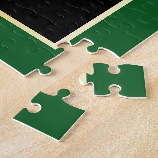 Machen Sie Ihr eigenes Coat von Arms Green Gold Li Puzzle (Seite)