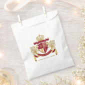 Machen Sie Ihr eigenes Coat von Arms Red Gold Löwe Geschenktütchen (Ausgeschnitten)