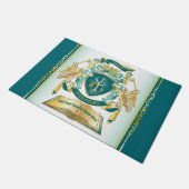 Machen Sie Ihr eigenes Emblem Baumbuch Key Crown G Fußmatte (Schrägansicht)