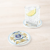 Machen Sie Ihr eigenes Emblem Baumbuch Key Crown G Getränkeuntersetzer (Seite)