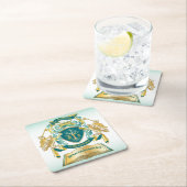 Machen Sie Ihr eigenes Emblem Baumbuch Key Crown G Rechteckiger Pappuntersetzer (Vor Ort)