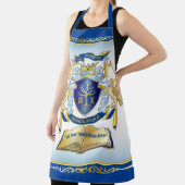 Machen Sie Ihr eigenes Emblem Tree Book Key Crown  Schürze (InSitu)