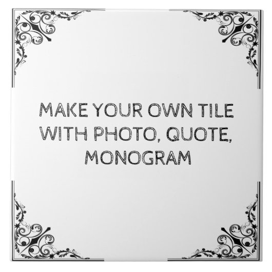 MACHEN SIE IHR EIGENES FLIESE (Vorderseite)