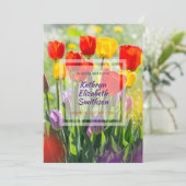 Machen Sie Ihr eigenes Foto Einladung (Stehend Vorderseite)