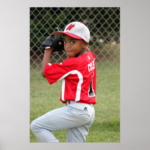 Machen Sie Ihr eigenes Foto für den Sportspieler P Poster