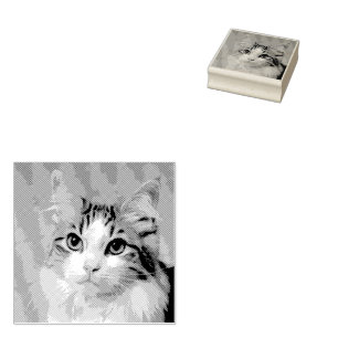 Machen Sie Ihr eigenes Foto Haustier Katze Tier Gummistempel