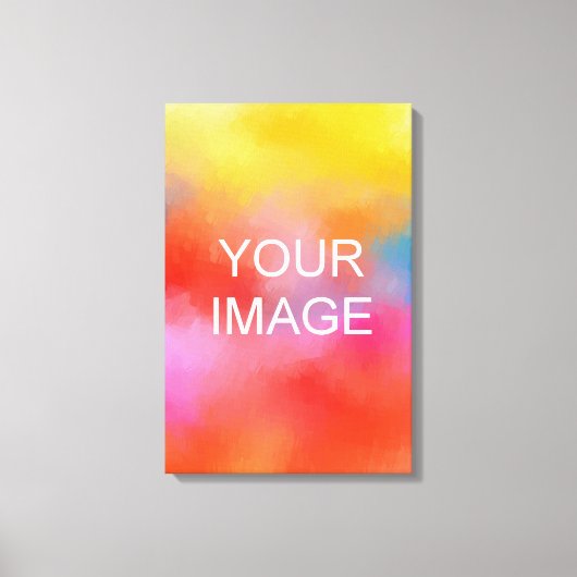 Machen Sie Ihr eigenes Foto-Image für einen vertik Leinwanddruck (Vorderseite)