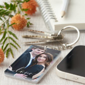 Machen Sie Ihr eigenes Foto Personalisiert Schlüsselanhänger (Vorderseite rechts)