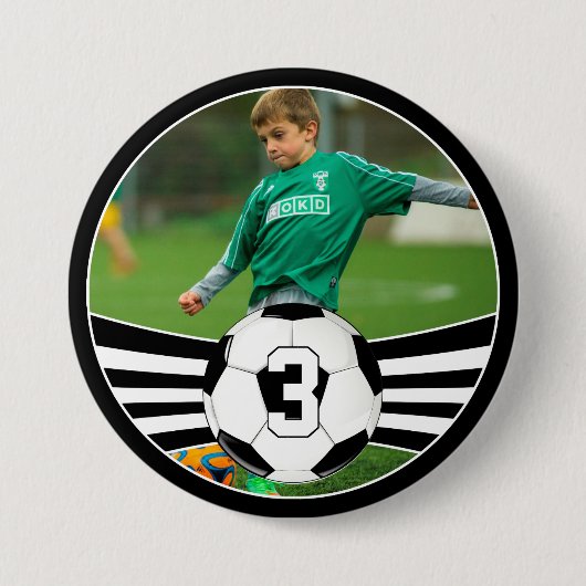 Machen Sie Ihr eigenes Foto und Ihre eigene Nummer Button (Vorderseite)