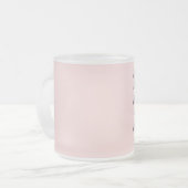 Machen Sie Ihr eigenes Geschenk Mattglastasse (Vorderseite Links)