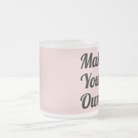 Machen Sie Ihr eigenes Geschenk Mattglastasse (Mittel)